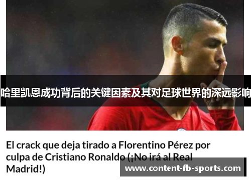 哈里凯恩成功背后的关键因素及其对足球世界的深远影响